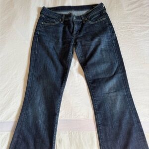 Citizens Of Humanity Dark Blue Boot Cut Jeans